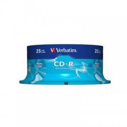 Verbatim CD-R 700 MB Extra Protection gelabelt - 52x - 25 Stck in Cakebox