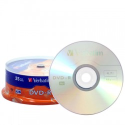 Verbatim DVD-R 4.7 GB AZO  gelabelt - 16x - 25 Stck in Cakebox