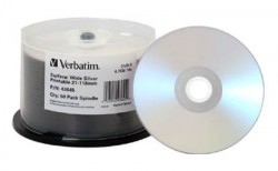 Verbatim Professional DVD-R 4.7 GB full printable silve Verbatim Professional DVD-R 4.7 GB full printable silve