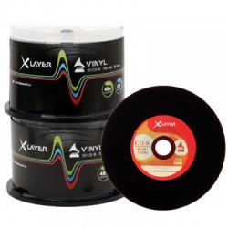 XLayer Black Dye CD-R 700 MB gelabelt Vinyl (Ritek) - 4